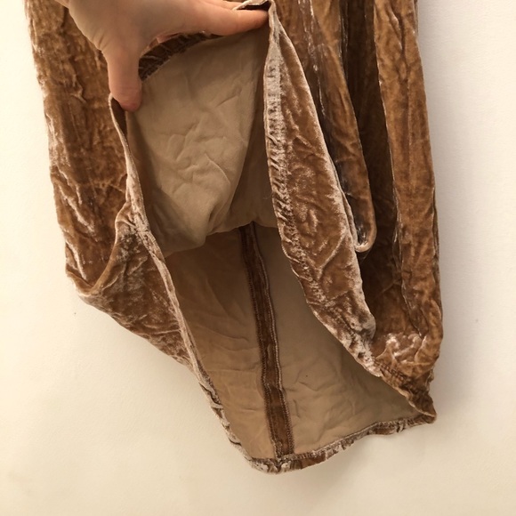 Zara Silk Blend Crushed Velvet Tshirt Dress XS - Picture 6 of 6